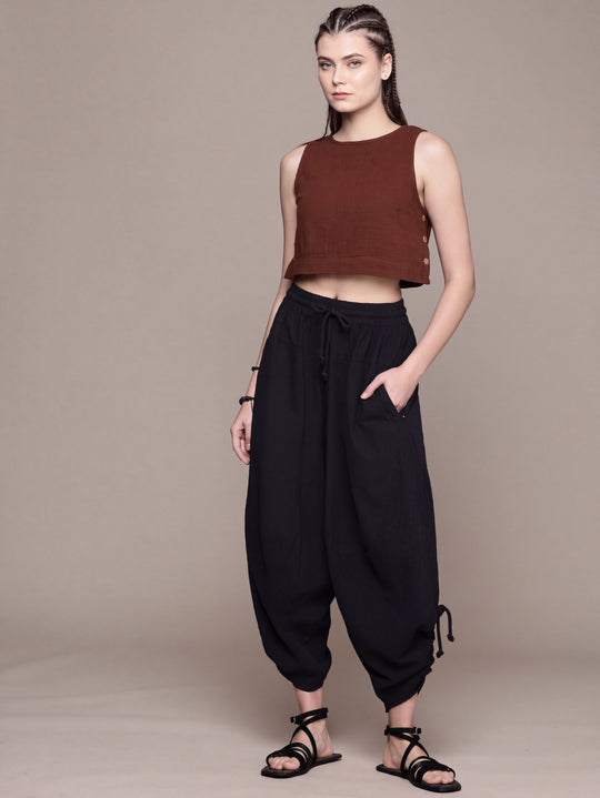 Wildflower Sleeveless Crop Top