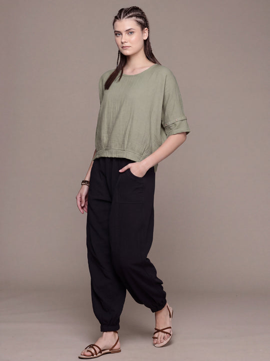 Boho Batwing Boxy Top