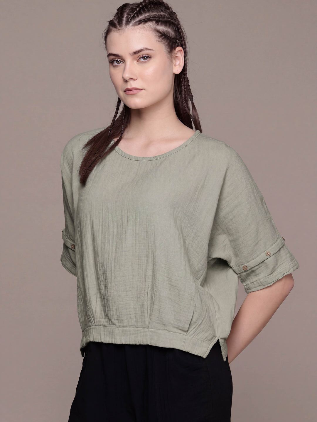 Boho Batwing Boxy Top