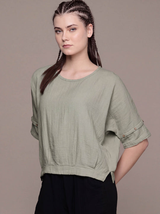 Boho Batwing Boxy Top