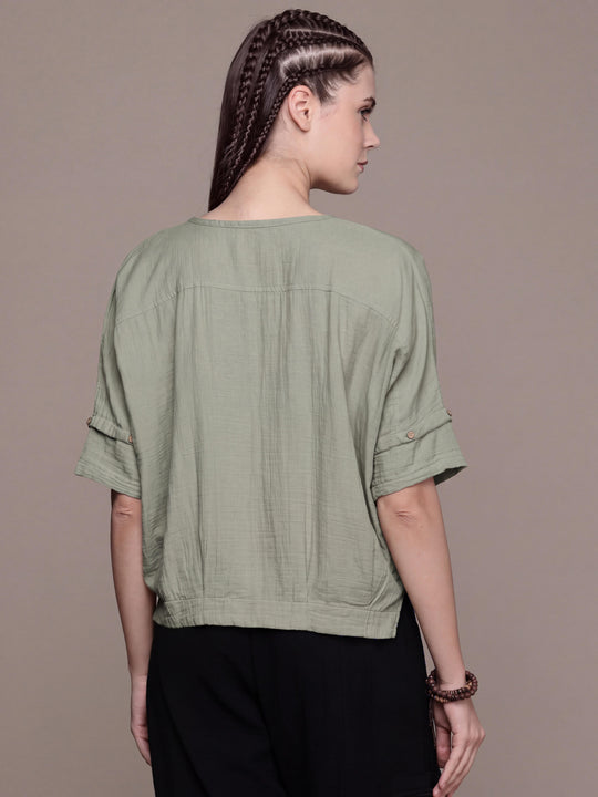 Boho Batwing Boxy Top