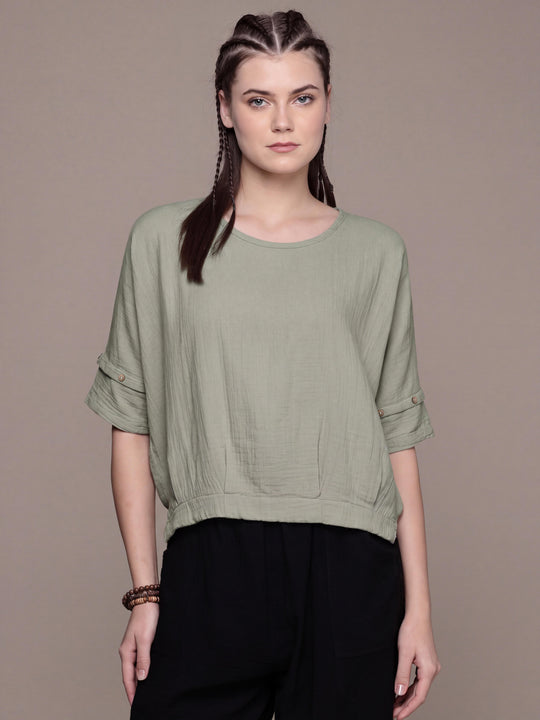 Boho Batwing Boxy Top