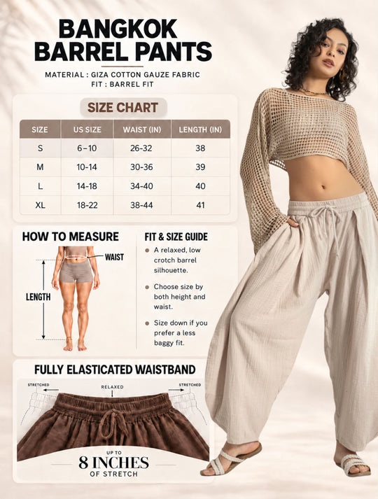 Bangkok Barrel Pants