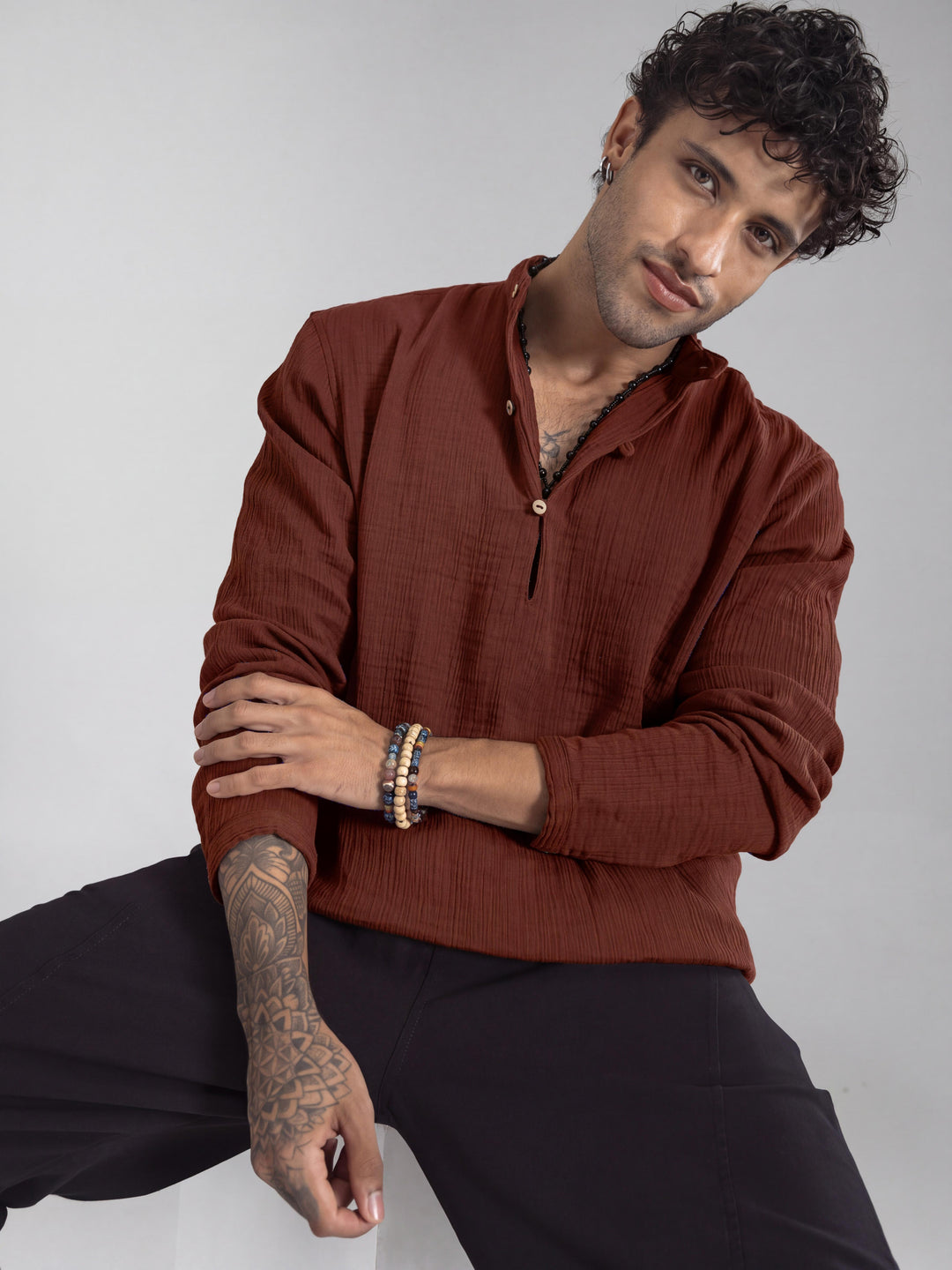 Cabana Crinkle Kurta