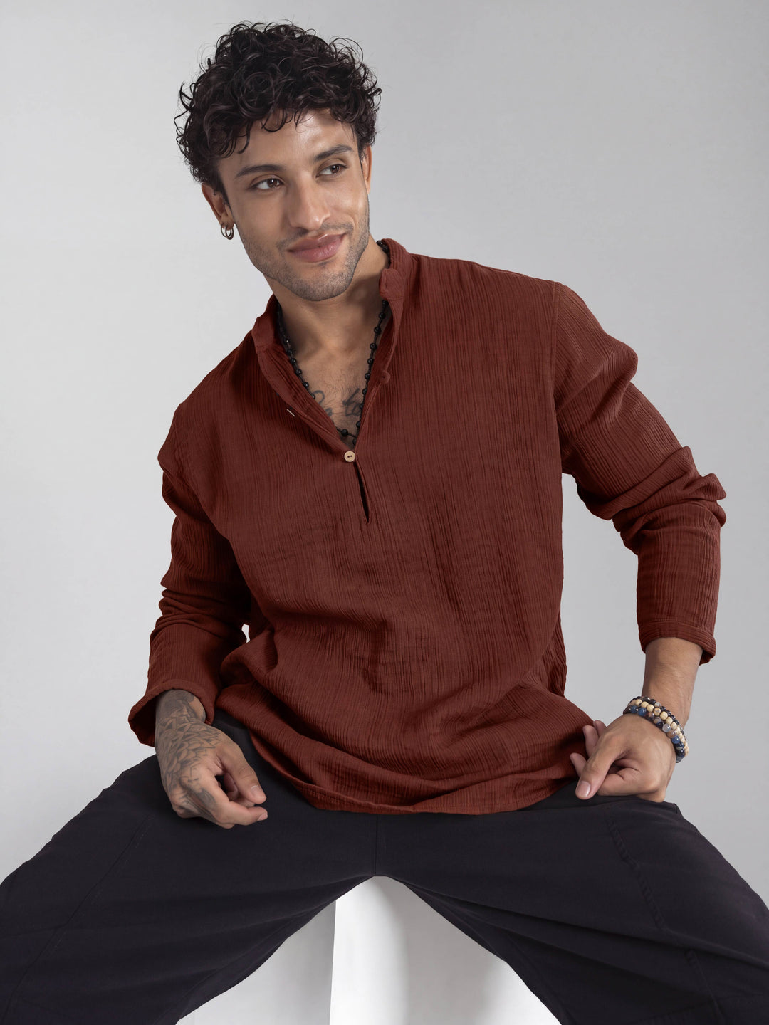 Cabana Crinkle Kurta