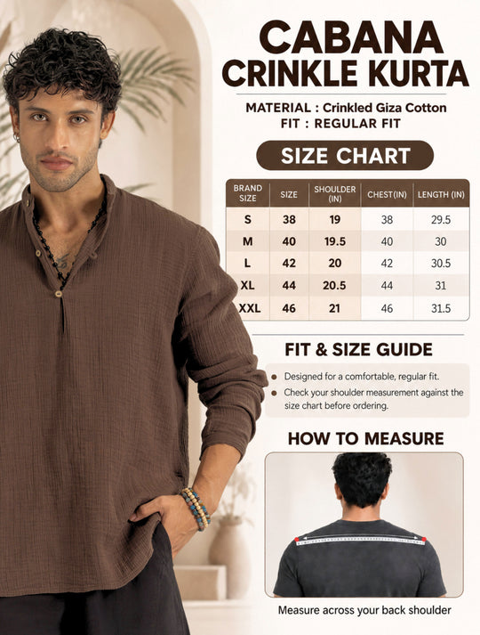 Cabana Crinkle Kurta