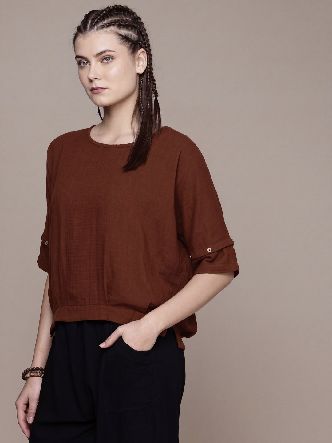 Boho Batwing Boxy Top