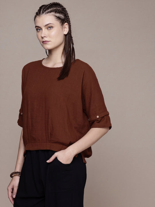 Boho Batwing Boxy Top