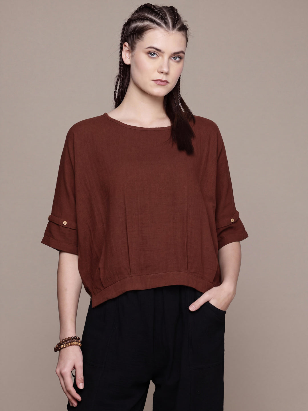 Boho Batwing Boxy Top
