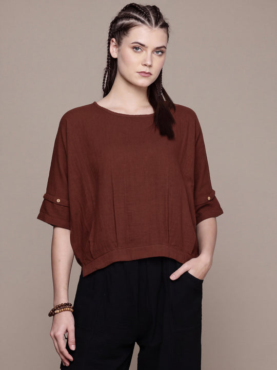 Boho Batwing Boxy Top