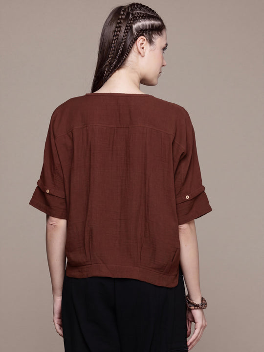 Boho Batwing Boxy Top