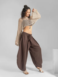 Bangkok Barrel Wide Leg Cotton Pants