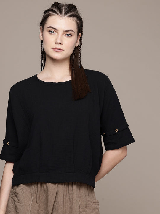 Boho Batwing Boxy Top