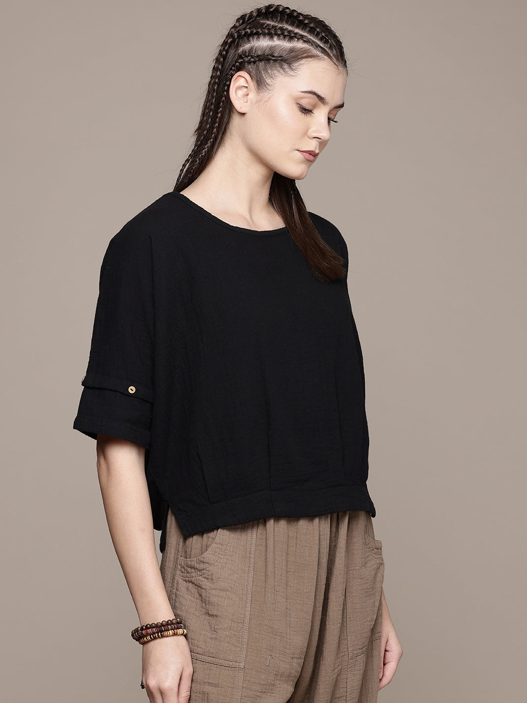 Boho Batwing Boxy Top