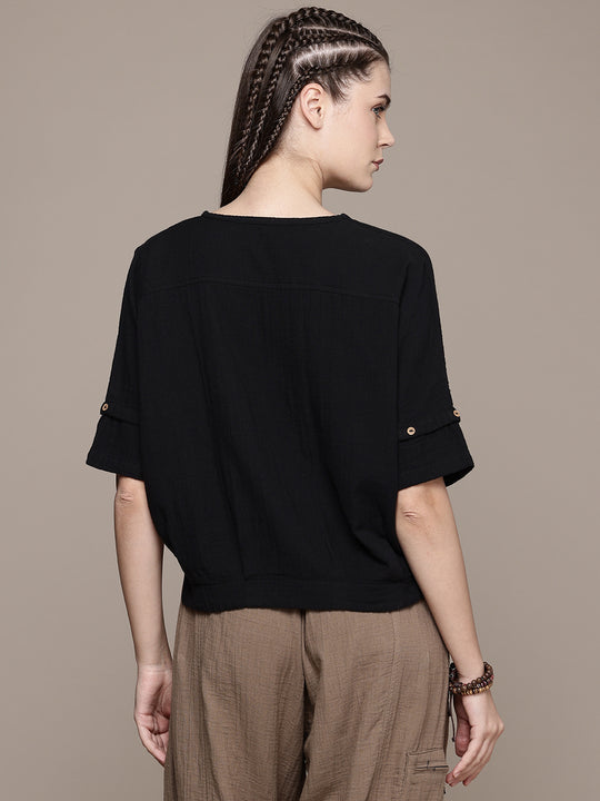 Boho Batwing Boxy Top
