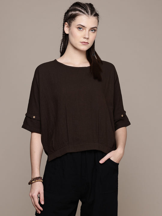 Boho Batwing Boxy Top