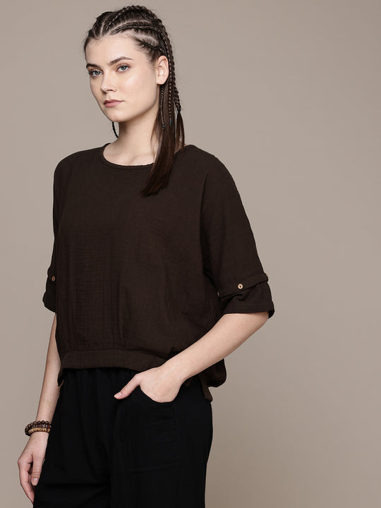 Boho Batwing Boxy Top