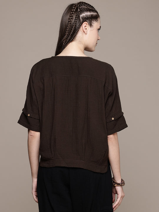 Boho Batwing Boxy Top