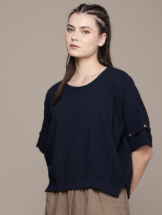 Boho Batwing Boxy Top