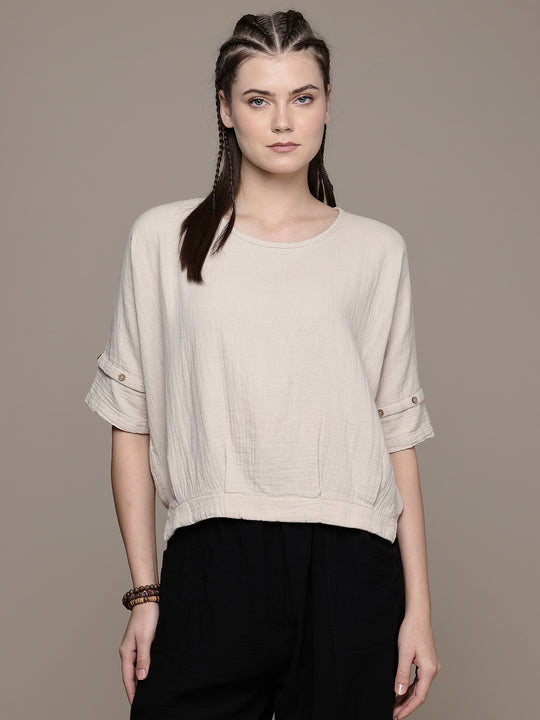 Boho Batwing Boxy Top