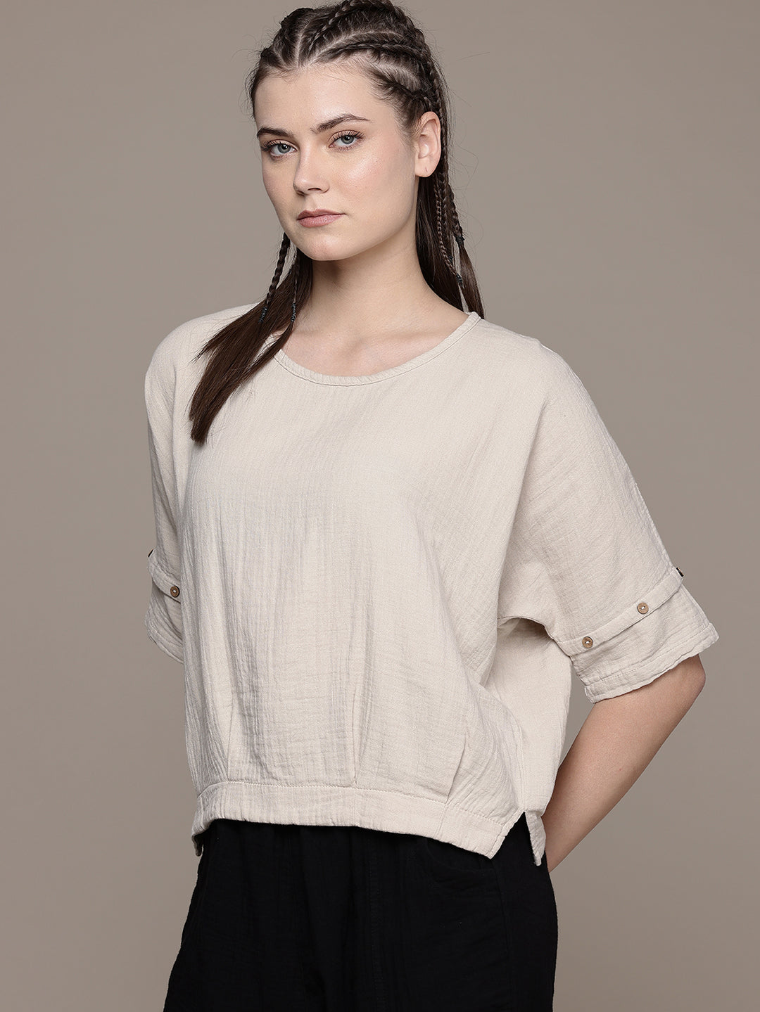 Boho Batwing Boxy Top