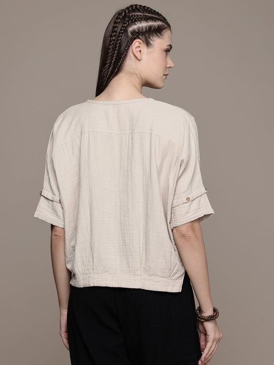 Boho Batwing Boxy Top