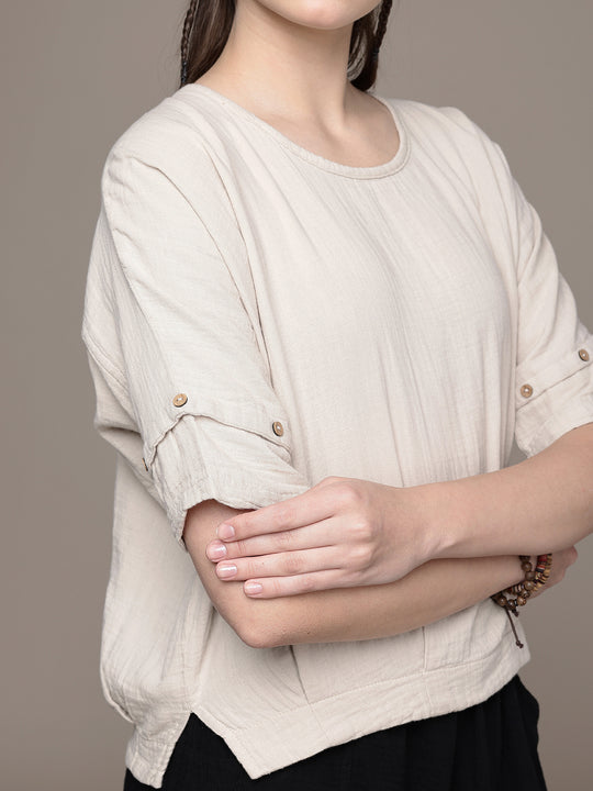 Boho Batwing Boxy Top