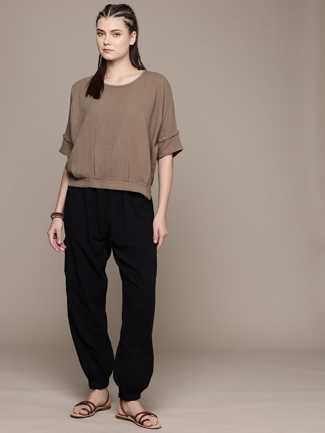 Boho Batwing Boxy Top