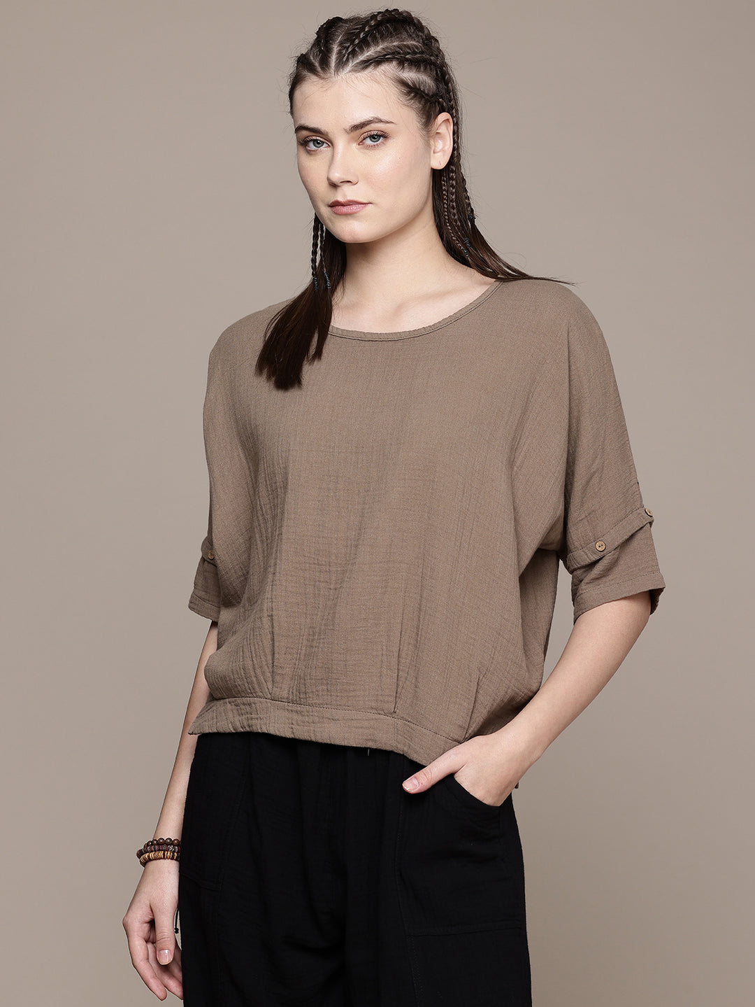 Boho Batwing Boxy Top