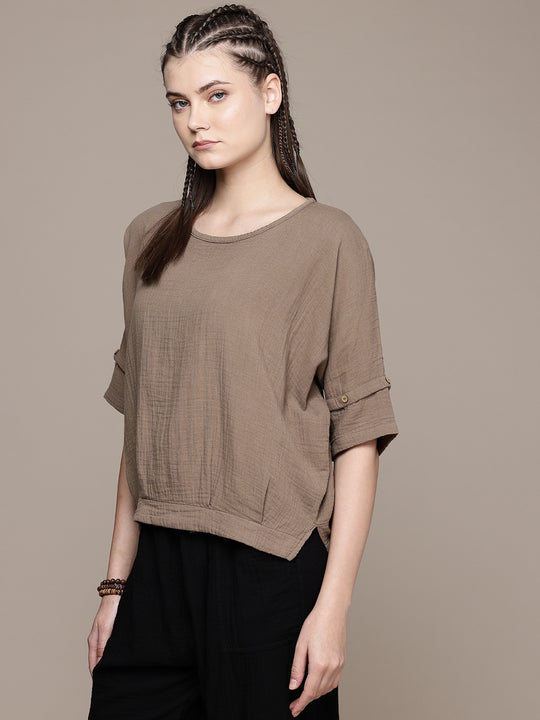 Boho Batwing Boxy Top