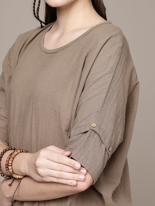 Boho Batwing Boxy Top