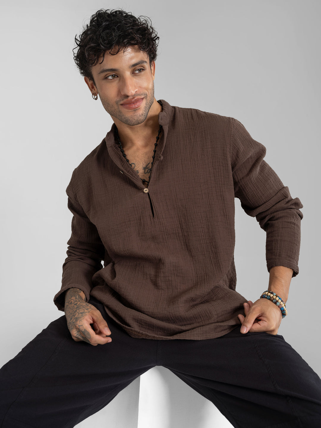 Cabana Crinkle Kurta