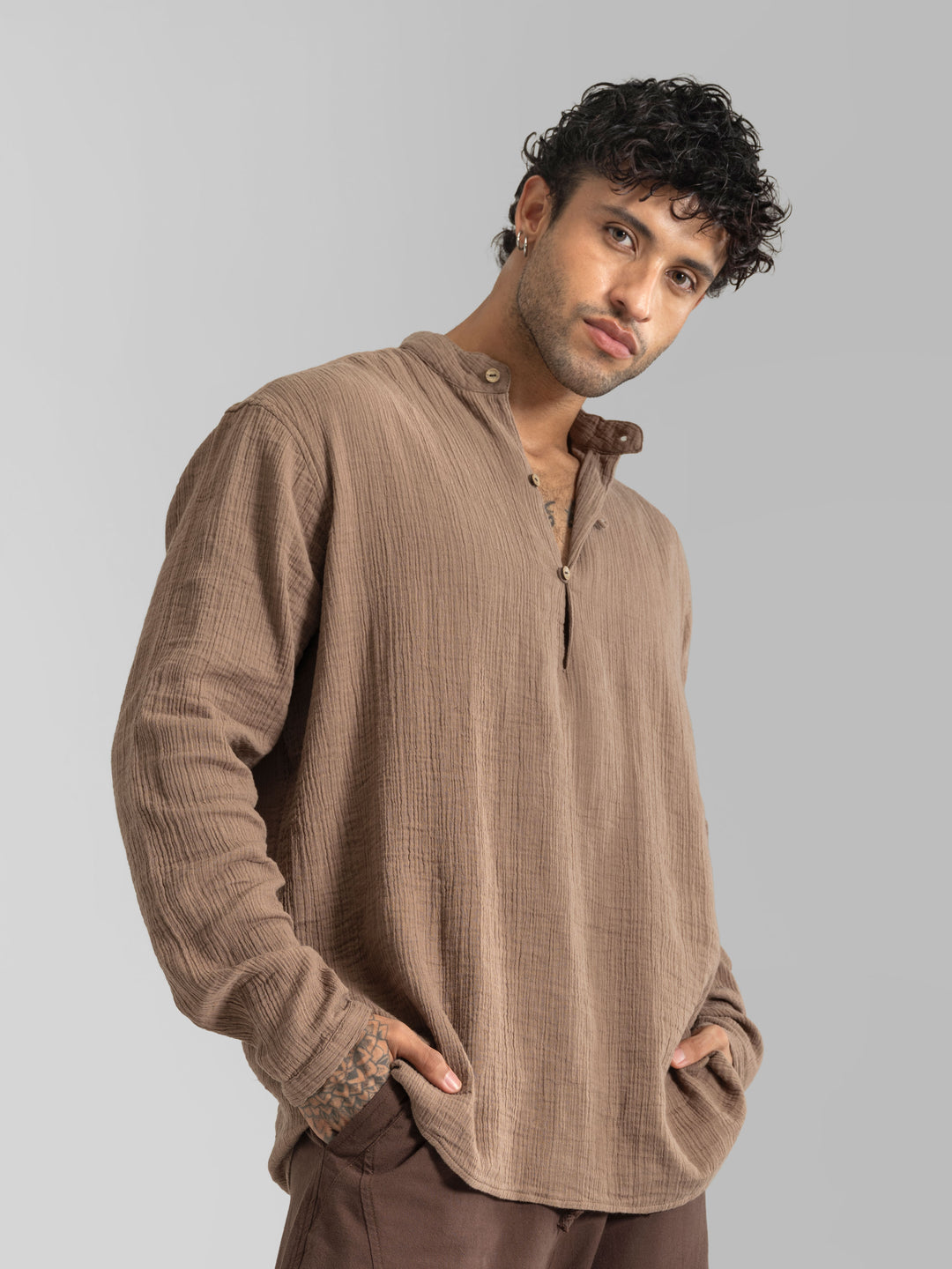 Cabana Crinkle Kurta
