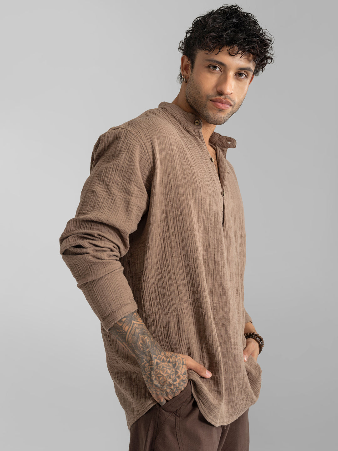 Cabana Crinkle Kurta