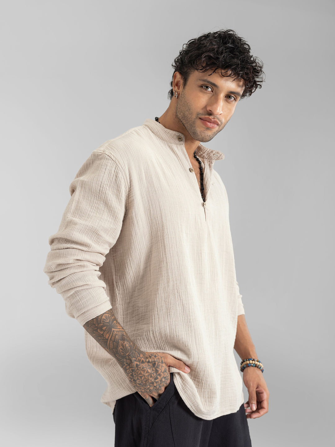 Cabana Crinkle Kurta