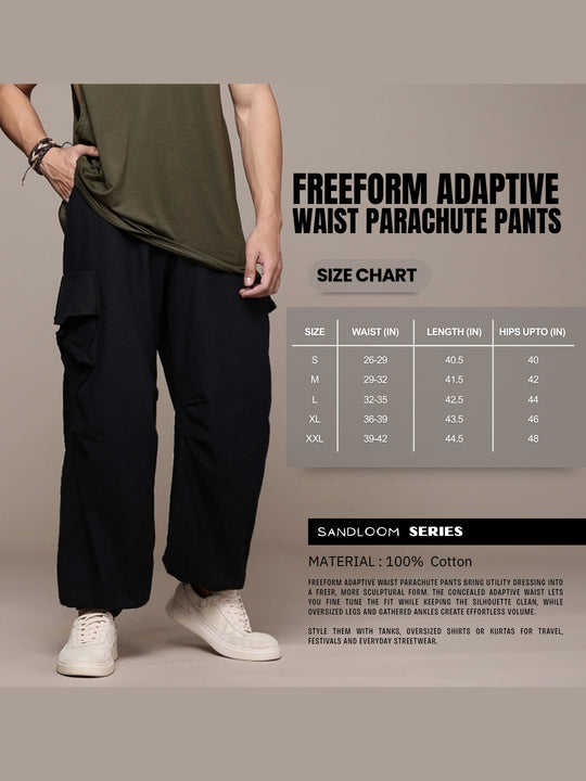 Freeform Adaptive Waist Parachute Pants