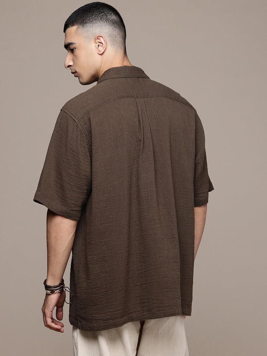 Cuban Crinkle Cotton Shirt