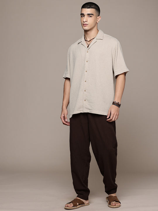 Cuban Crinkle Cotton Shirt