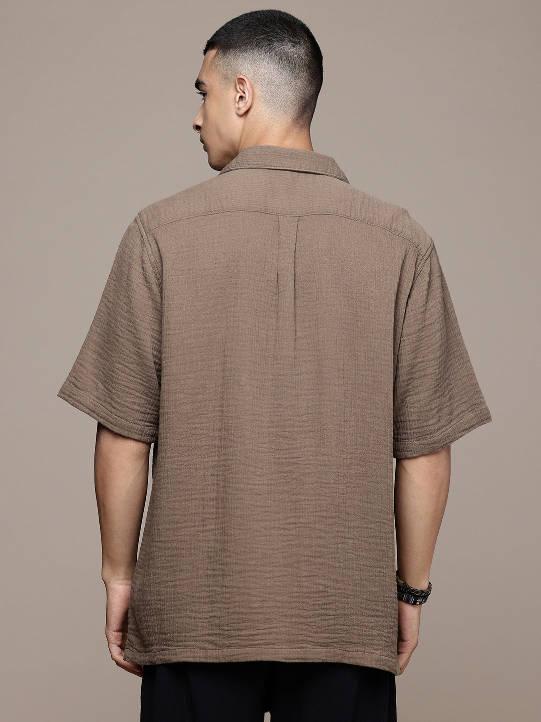Cuban Crinkle Cotton Shirt