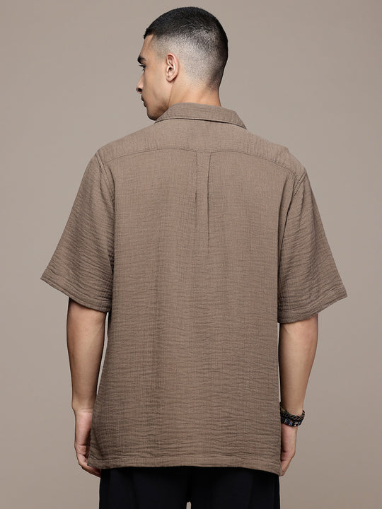 Cuban Crinkle Cotton Shirt