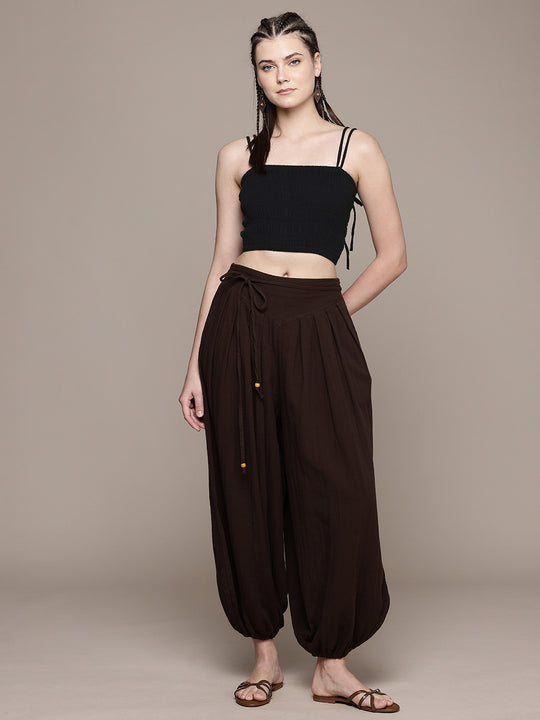 Smocked Spaghetti Cotton Cami Top