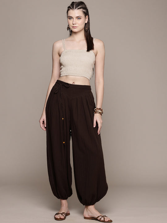 Smocked Spaghetti Cotton Cami Top