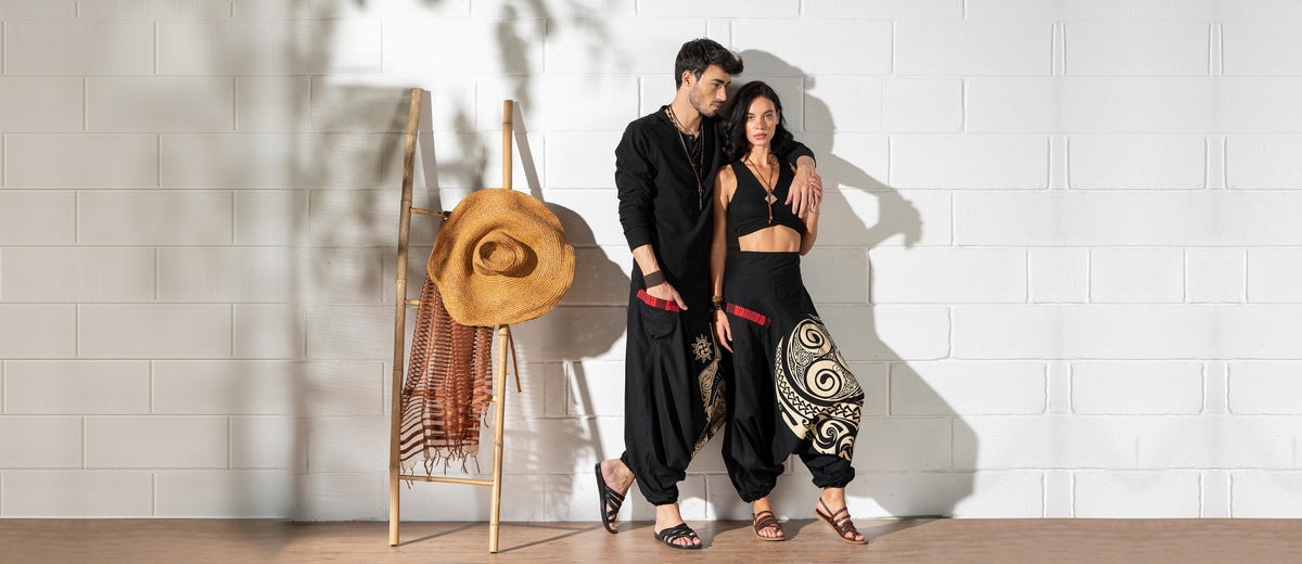 Cotton harem pants, made for everyday comfort