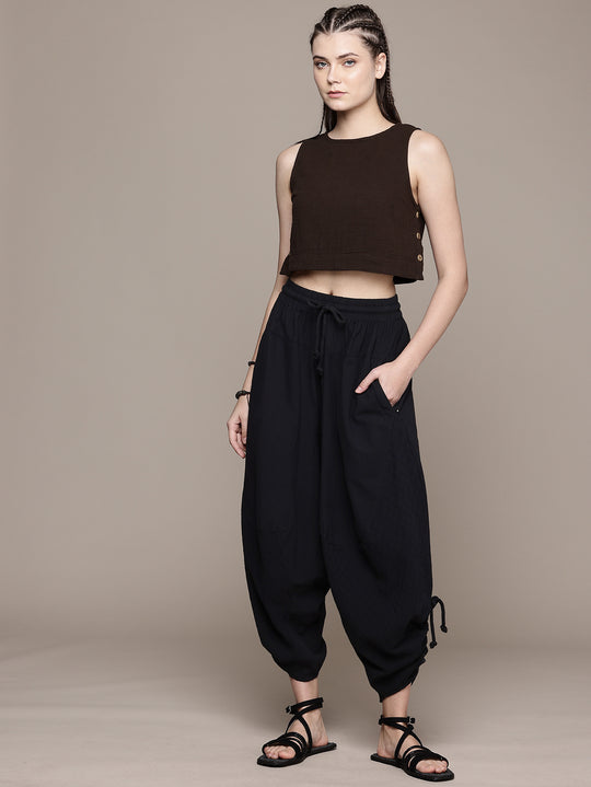 Wildflower Sleeveless Crop Top