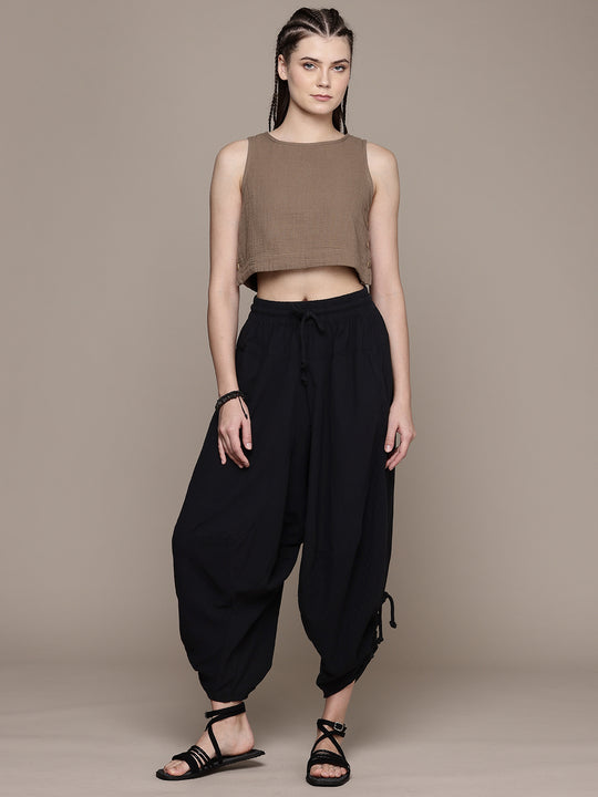 Wildflower Sleeveless Crop Top