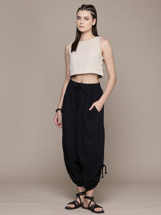 Wildflower Sleeveless Crop Top