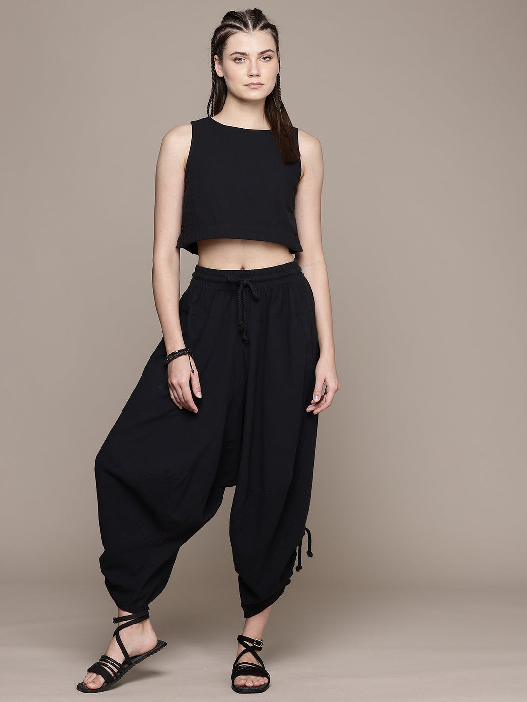 Wildflower Sleeveless Crop Top