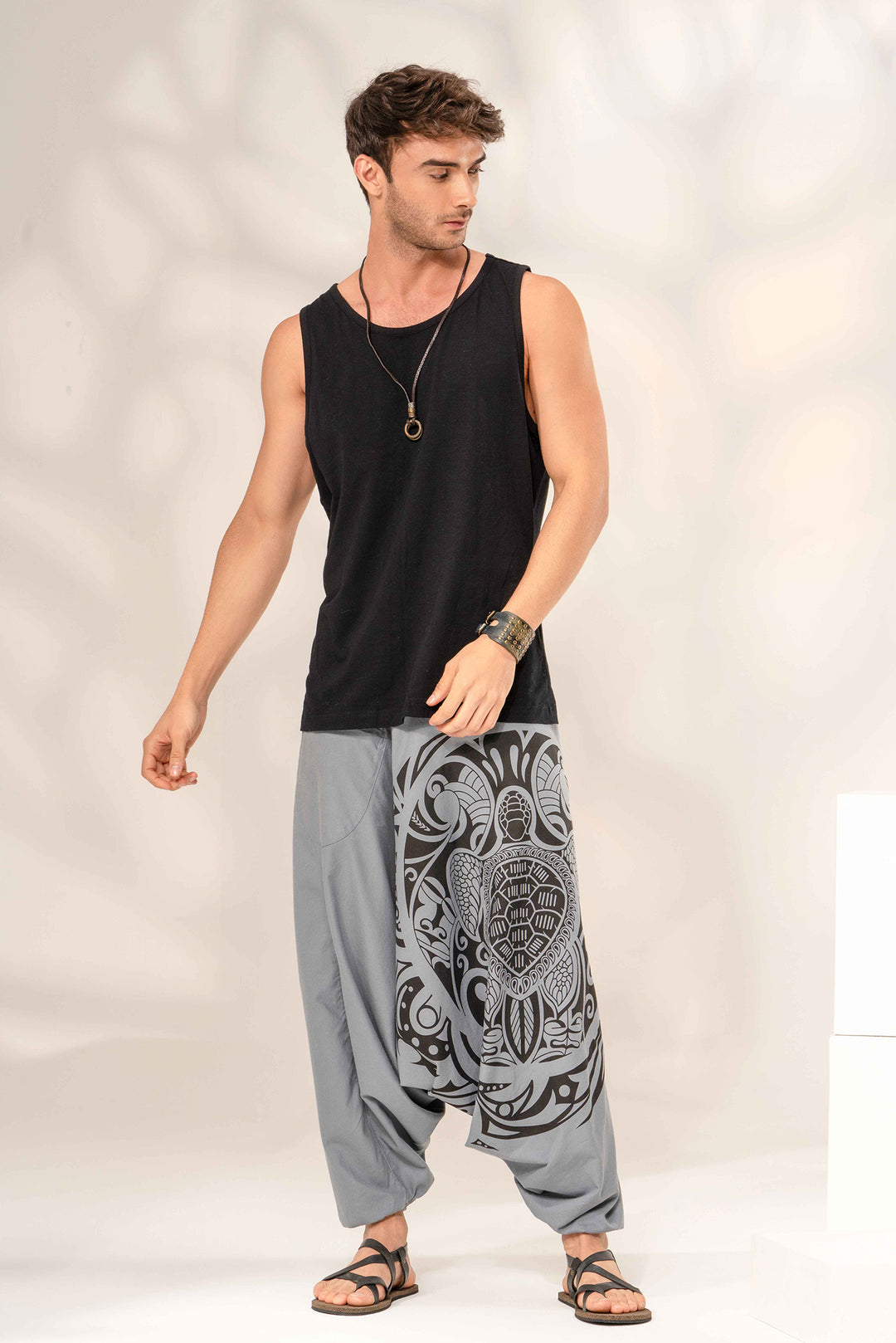 Ancient Seal Low Crotch Bohemian Harem Pants | Super Comfy Ancient Seal Low Crotch Bohemian Harem Pants | Super Comfy