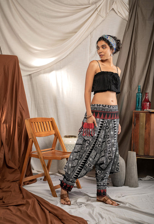 Dark Artistry - Buy Harem Pant / Hippie Pants / Boho Pants / online by The Veshti Company
