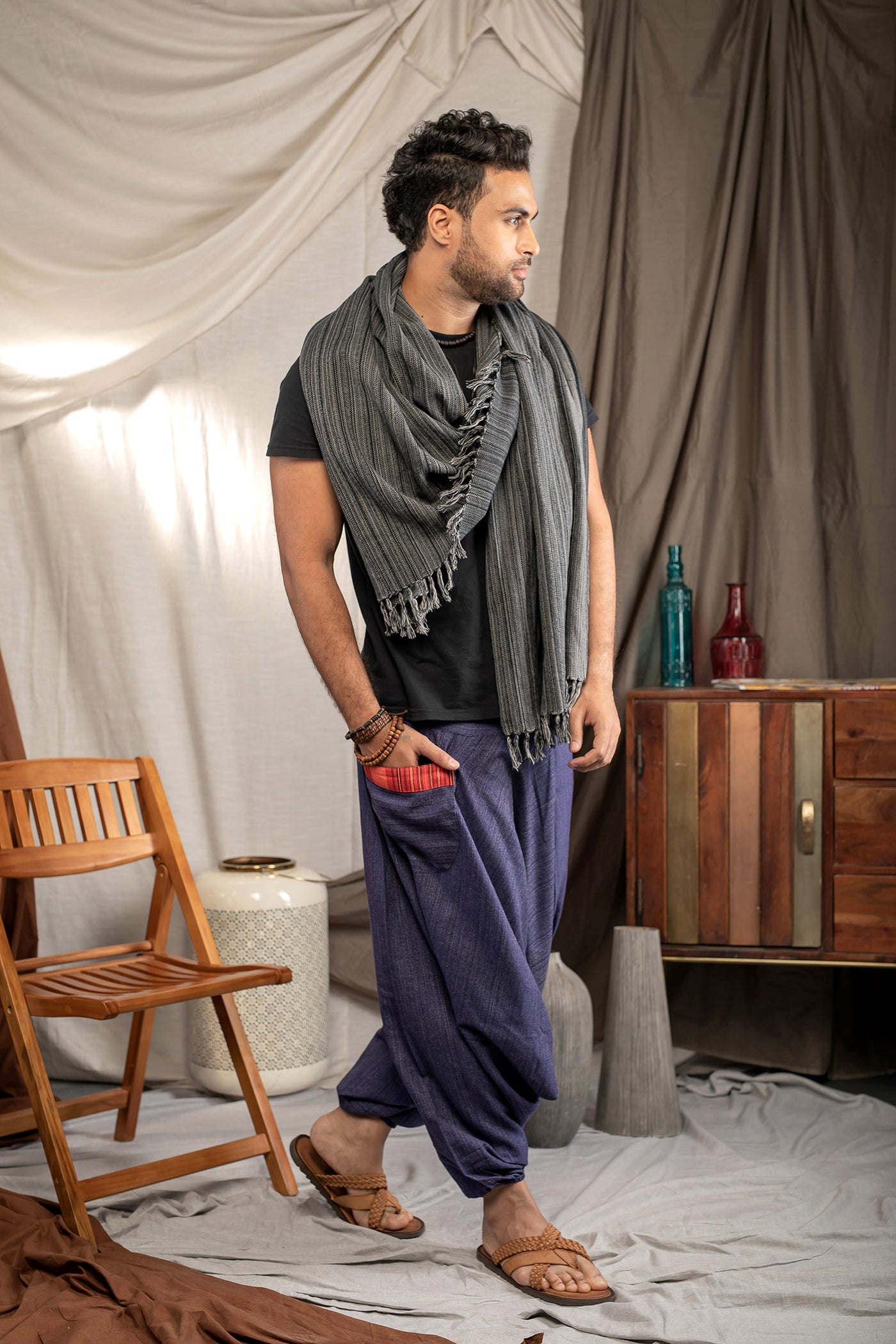 Gadabout (Grains) - Buy Harem Pant / Hippie Pants / Boho Pants / online by The Veshti Company